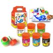 3134725014657-Cléopâtre NÉFERTARI - 6 Pots de peinture 50 ml - couleurs assorties - pinceau intégré-P_405113478_8-3