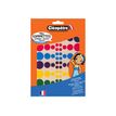 3134725022867-Cléopâtre - Gommettes rondes - 8 couleurs - repositionnables-P_405113481_2-3