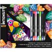 3086123671553-BIC Intensity - Kit d’Écriture avec 8 Stylos Feutres (4 pointe fine et 4 pointe moyenne) + 1 Carnet d-P_405113549_1-0