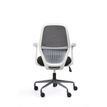 3701338802331-Fauteuil de bureau TIME - accoudoirs fixes gris clair - gris foncé-P_405113815_4-3