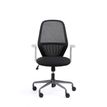 3701338802331-Fauteuil de bureau TIME - accoudoirs fixes gris clair - gris foncé-P_405113815_5-4