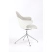 3701338802072-Lot de 2 chaises KHONG - avec accoudoirs - blanc et gris-P_405113821_2-1