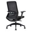 3701338802416-Fauteuil de bureau POLAR - accoudoirs réglables - appuie-tête en option - noir-P_405113825_3-2