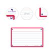 3020120170183-Oxford FLASH 2.0 - Pack de 32 cartes - A7 - ligné - rouge-P_405113939_4-2