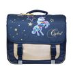 3666311001739-Cartable Cybel 38 cm - 2 compartiments - bleu marine et doré - Bagtrotter-P_405114034_1-0