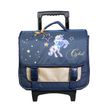 3666311001722-Cartable à roulettes Cybel 38 cm - 2 compartiments - bleu marine et doré - Bagtrotter-P_405114035_1-0