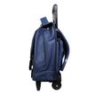 3666311001722-Cartable à roulettes Cybel 38 cm - 2 compartiments - bleu marine et doré - Bagtrotter-P_405114035_2-1