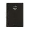 5412303374705-Agenda à spirale Polyprop 16 mois - 1 semaine sur 2 pages - 15 x 21 cm - noir - Brepols-P_405114147_1-0