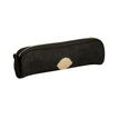 Trousse Velvet ovale velours - 1 compartiment - noir - Carpentras