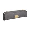 3173747246233-Trousse Velvet ovale velours - 1 compartiment - gris - Carpentras-P_405114196_1-0