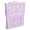 Agenda Monochrome Lilas - 1 jour par page - 12,5 x 17,5 cm - Bouchut