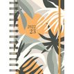 3592930019599-Agenda à spirale Floral kaki - 1 jour par page - Bouchut-P_405114234_1-0