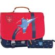 3662498003641-Cartable Ooban's Aviation - 41 cm - 2 compartiments - rouge et bleu marine - Oberthur-P_405114308_1-0