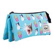 8445118025040-Oh My Pop! Angry Cat - Trousse 3 compartiments - turquoise - Karactermania-P_405114529_3-2