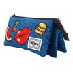 8445118025163-Oh My Pop! Patches -  Trousse 3 compartiments - bleu foncé - Karactermania-P_405114530_2-1