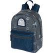 3664447124254-Sac à dos maternelle Kickers Boy - 1 compartiment - gris chiné et marine - Oberthur-P_405114753_1-0