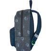 3664447124254-Sac à dos maternelle Kickers Boy - 1 compartiment - gris chiné et marine - Oberthur-P_405114753_4-3