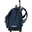3664447124261-Cartable à roulettes Kickers Boy 38 cm - 2 compartiments - gris chiné et marine - Oberth-P_405114755_5-4