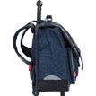 3664447124261-Cartable à roulettes Kickers Boy 38 cm - 2 compartiments - gris chiné et marine - Oberth-P_405114755_6-5