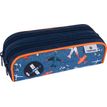 3664447121727-Trousse By Oberthur Boy - 2 compartiments - marine et bleu chiné - Oberthur-P_405114780_1-0