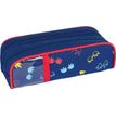 3664447122328-Trousse rectangulaire Dino - 2 compartiments - marine - Oberthur-P_405114814_2-1