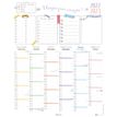 3664447118215-Calendrier Bullet 6 mois par face - 43 x 33,5 cm - Oberthur-P_405114854_1-0