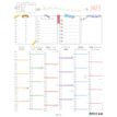 3664447118215-Calendrier Bullet 6 mois par face - 43 x 33,5 cm - Oberthur-P_405114854_2-1