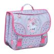 3661507523385-Cartable Bella Sara Moon 38 cm - 2 compartiments - gris et rose - Kid'Abord-P_405115120_1-0