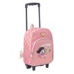 3661507522678-Sac maternelle à roulettes Wonderwoman - 1 compartiment - rose - Kid'Abord-P_405115221_1-0