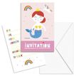 3329682020623-Clairefontaine Héros De Mon Enfance - 6 cartes d'invitation - 10,5 x 18 cm - rose-P_405115497_2-1