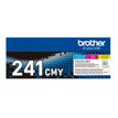 4977766812832-Brother TN241 - Pack de 3 - cyan, magenta, jaune - cartouche laser d'origine-P_405117609_3-4