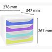 9002493424982-Exacompta Chromaline BigBox - Module de classement 4 tiroirs - arlequin-P_405118135_3-2