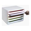 9002493430143-Exacompta BigBox Plus Horizon - Module de classement 5 tiroirs - black office - blanc/arle-P_405118142_2-2