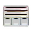 9002493430167-Exacompta Black Office Store-Box - Module de classement 6 tiroirs - blanc/arlequin-P_405118144_1-0
