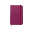 Agenda Rhodiatime - 1 semaine sur 2 pages à l'horizontale - 10 x 15 cm - lie de vin - Rhodia
