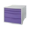 4049793075761-Esselte Colour'Breeze - Module de classement 5 tiroirs - lavande-P_405118920_1-0