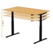 3760350281159-Bureau électrique UGO - L160x80cm - pieds noirs - plateau chêne massif-P_405119052_7-6