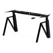 3760350281302-Structure pour bureau THEODORE - assis/debout - réglage électrique - blanc (plateau vend-P_405119059_1-0