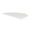 3760350282194-Bureau ELLIOT d'angle L100 - pieds noir - plateau Blanc laqué-P_405119091_2-1