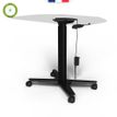 3760350282194-Bureau ELLIOT d'angle L100 - pieds noir - plateau Blanc laqué-P_405119091_3-2