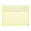4250037421149-FolderSys - Pochette velcro - pour A4 - pour 250 feuilles - jaune transparent-P_405119324_1-0