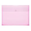 4250037421170-FolderSys - Pochette velcro - pour A4 - pour 250 feuilles - rouge transparent-P_405119325_1-0