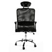 -Fauteuil de bureau GELATI - accoudoirs rabattables - appui-tête réglable - noir -P_405119529_3-2