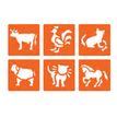 3471052251004-Graine Creative - lot de 6 pochoirs - animaux de la ferme-P_405119637_1-0
