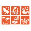 3471052259734-Graine Creative - Lot de 6 pochoirs - licorne-P_405119776_1-0