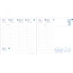 3371010474783-Agenda Equology - 1 semaine sur 2 pages - 16 x 16 cm - bleu - Quo Vadis--1