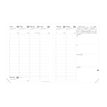3371010475759-Agenda Club President avec répertoire - 1 semaine sur 2 pages - 21 x 27 cm - sauge - Quo Vadis--1