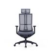 3700339918409-Fauteuil de bureau JAMES - accoudoirs réglables - appuie-tête réglable - noir et gris-P_405120005_2-1