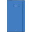 Agenda de poche Cachemire - 1 semaine sur 2 pages - 9,5 x 17,5 cm - bleu - Oberthur