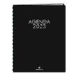 Agenda Portland - 1 semaine sur 2 pages - 22 x 28 cm - noir - Oberthur